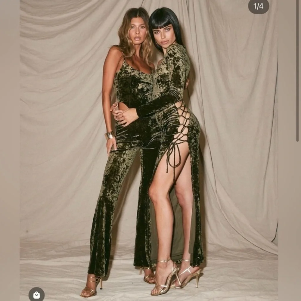 Camila Coelho Gabriel Maxi Dress 🎄XS - Picture 3 of 11